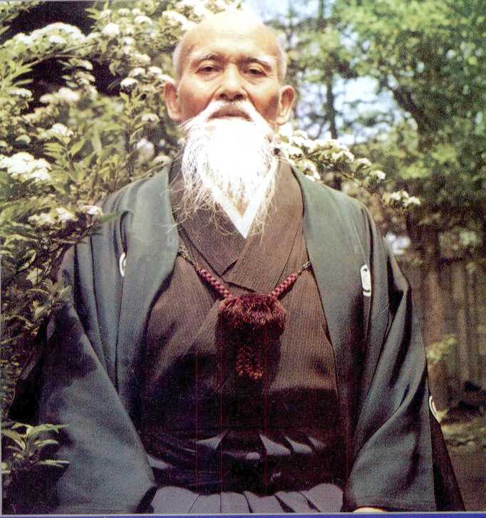 O'Senseï Moriheï Ueshiba Portrait du fondateur de l'aïkido