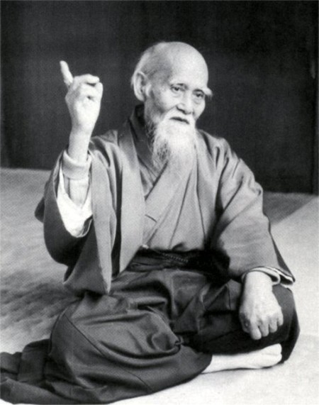 Portrait du fondateur de l'aïkido