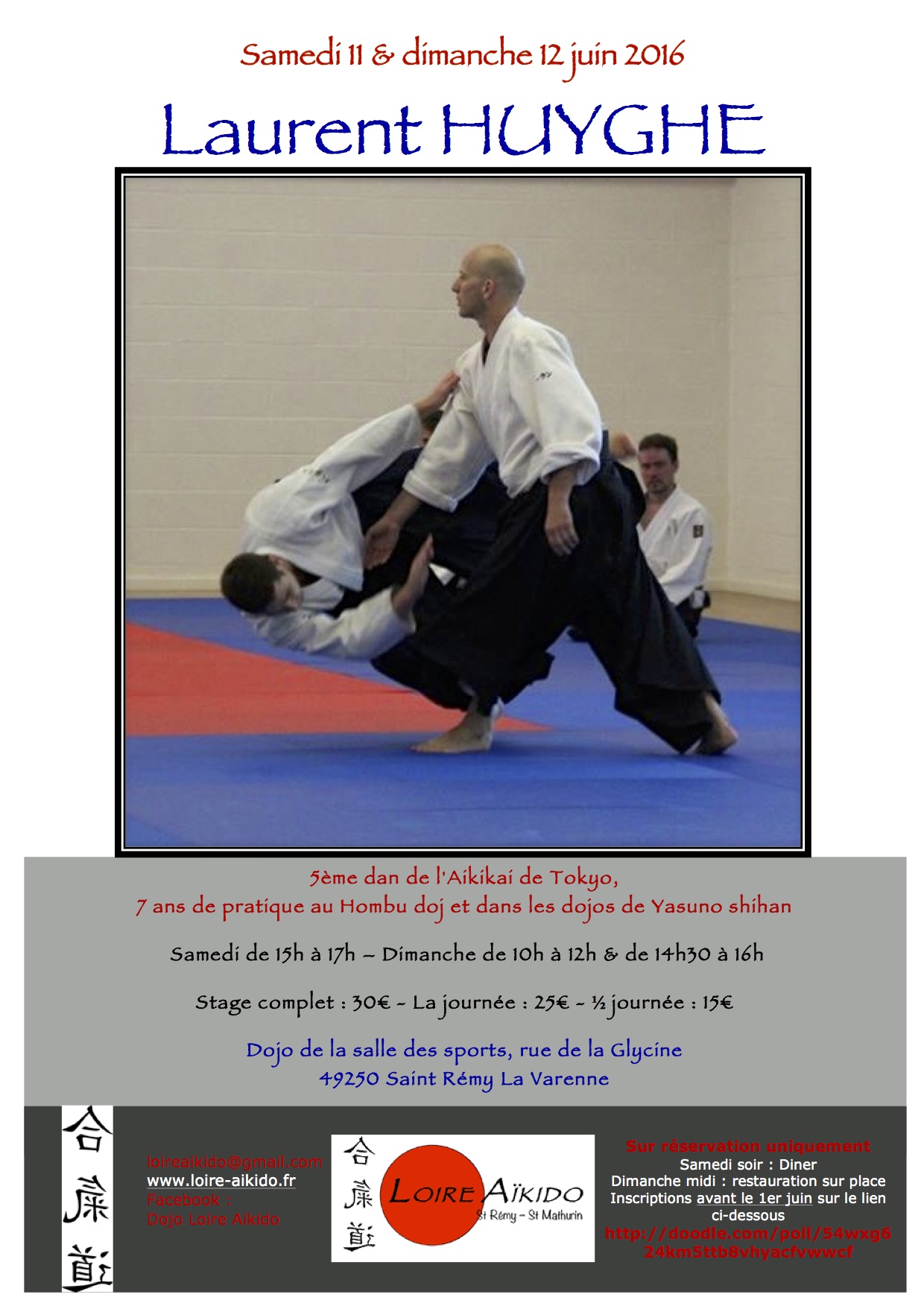 Affiche d'un stage
